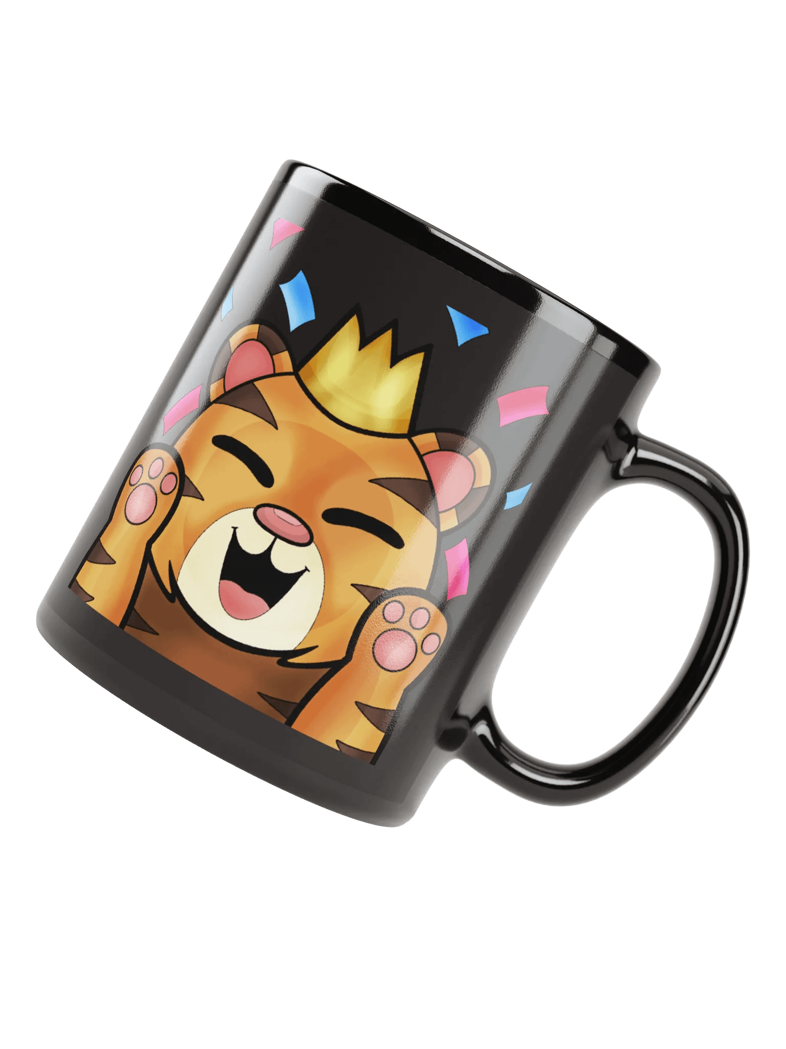 TheMafiaQueen Royal Tiger Hype Black Mug product image (10)