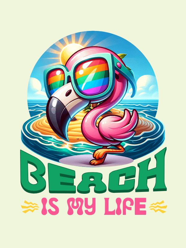 Beach Life Flamingo product image (1)