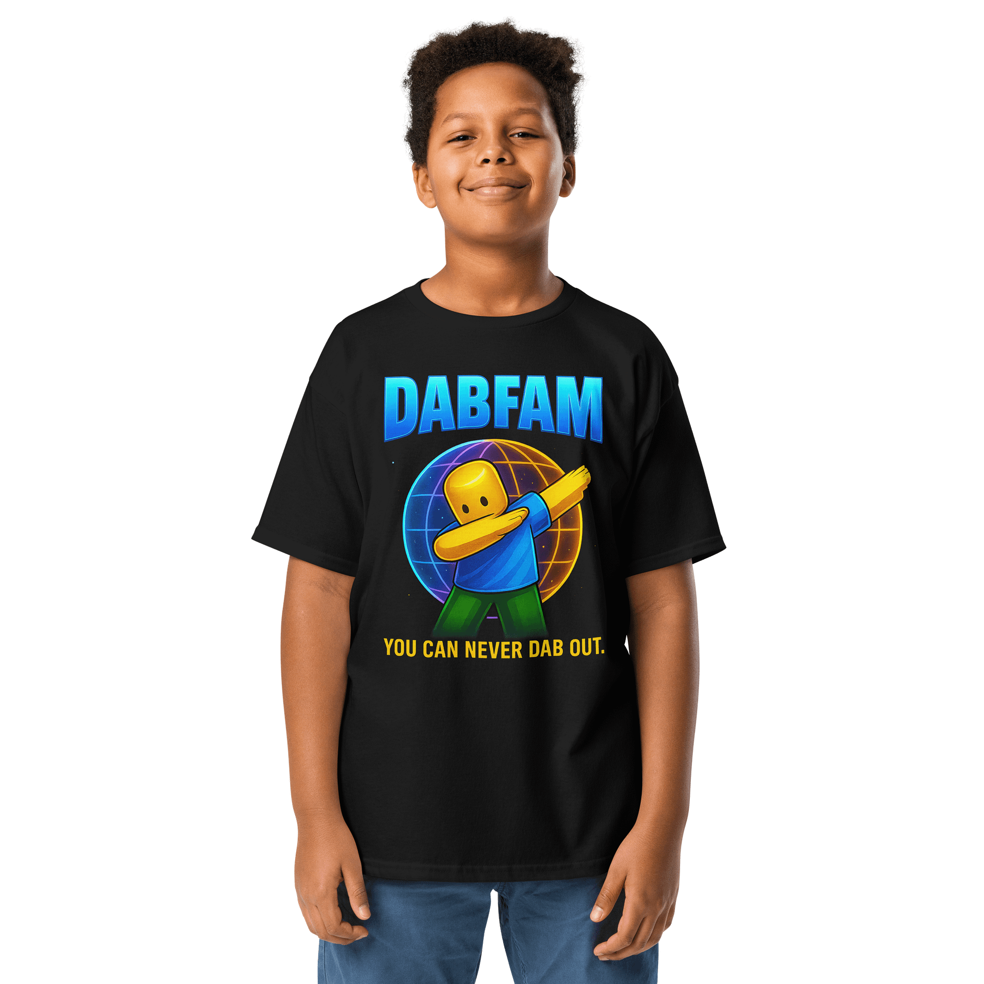DabFam Certified Legacy Youth Tee – You Can Never Dab Out product image (8)