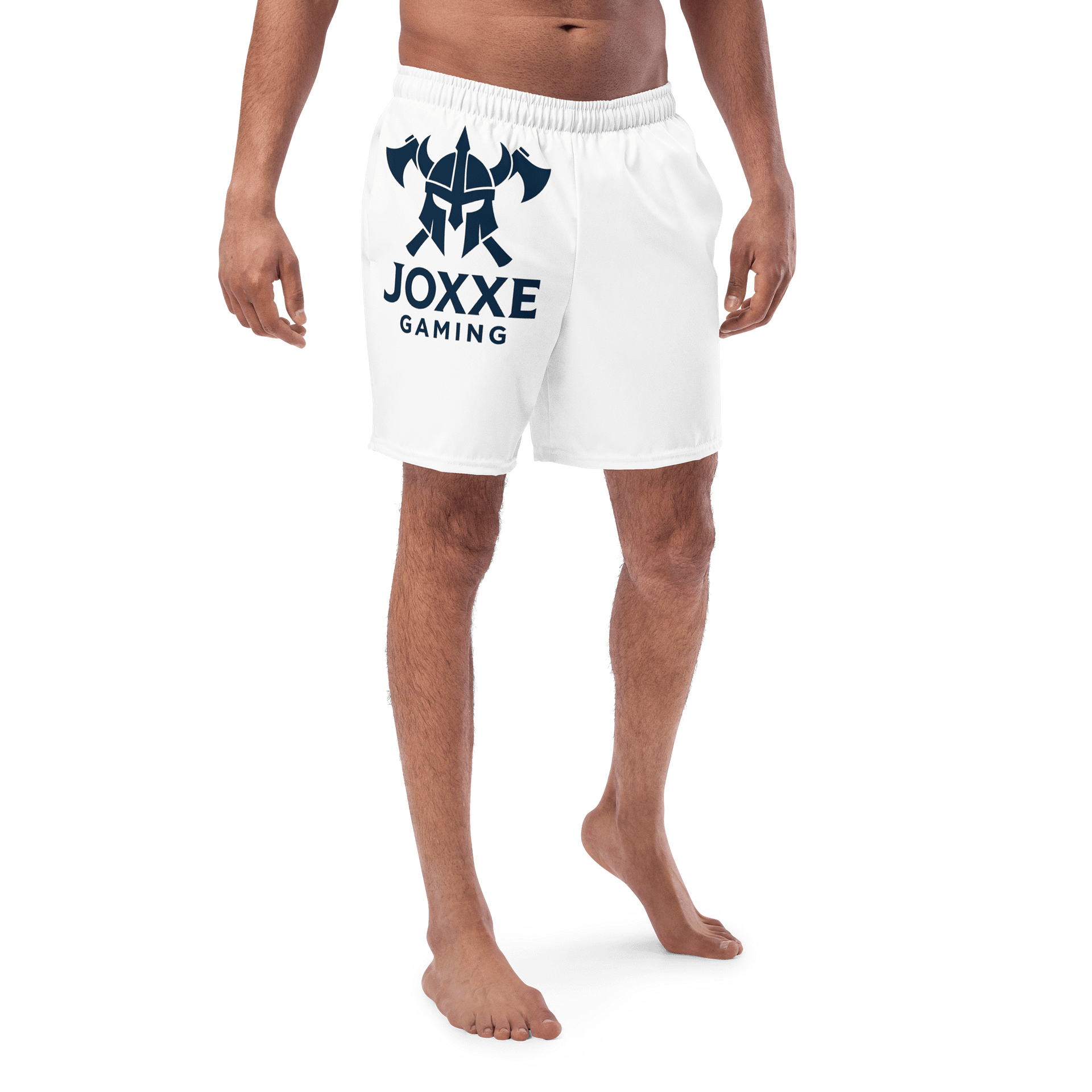 Warrior's Crest All-Over Print Swim Trunks product image (1)