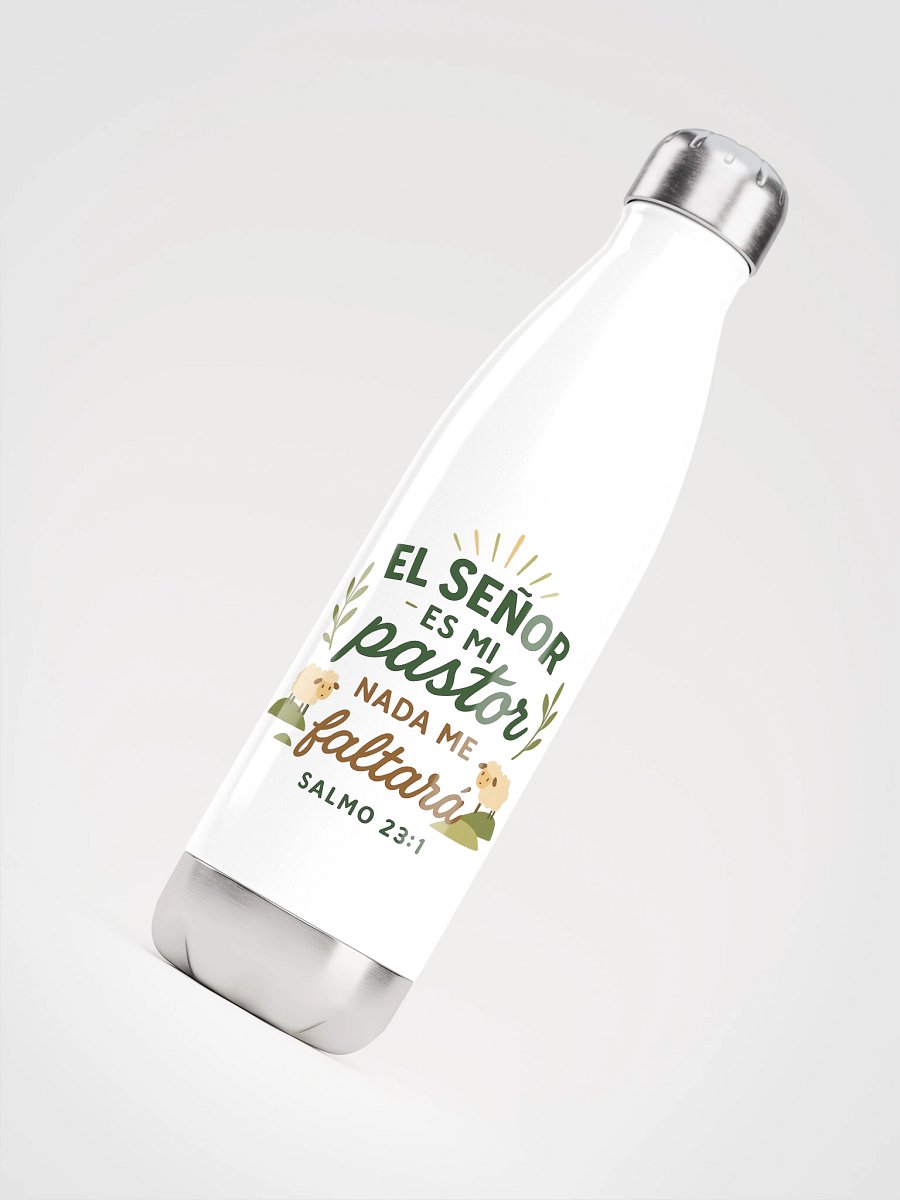Stainless Steel Water Bottle – “El Señor es mi Pastor” – Spanish Bible Verse product image (4)