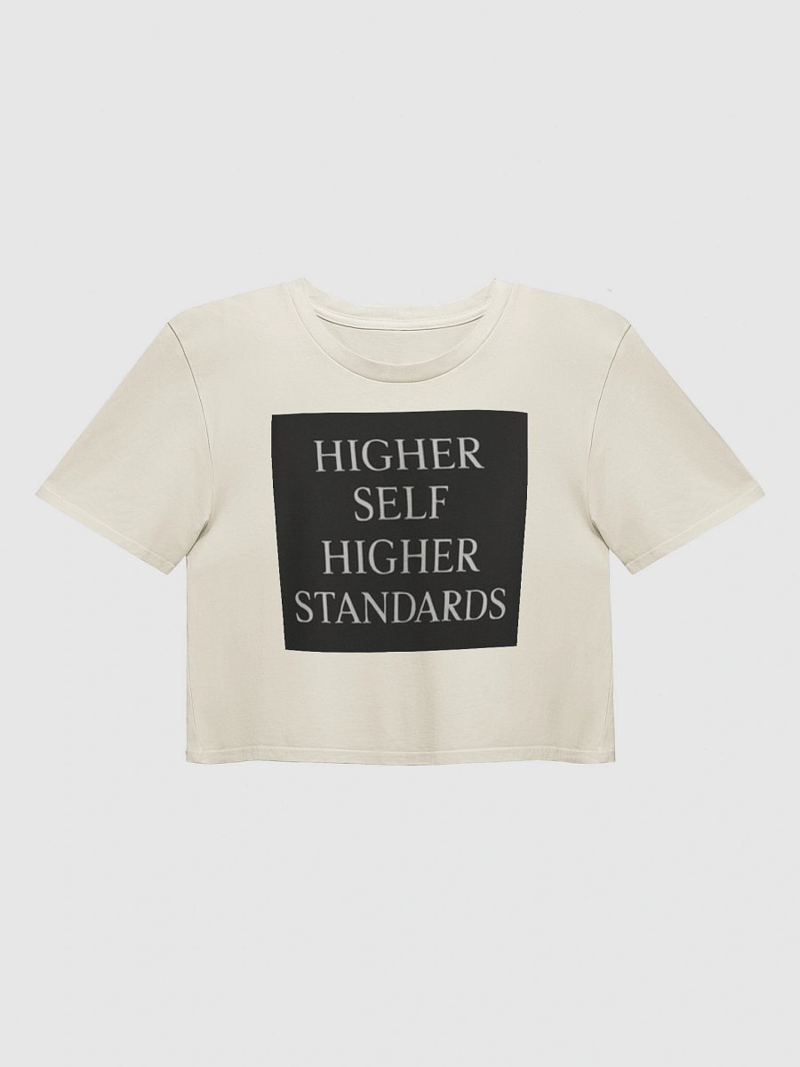 Higher Self, Higher Standards Crop Tee product image (1)