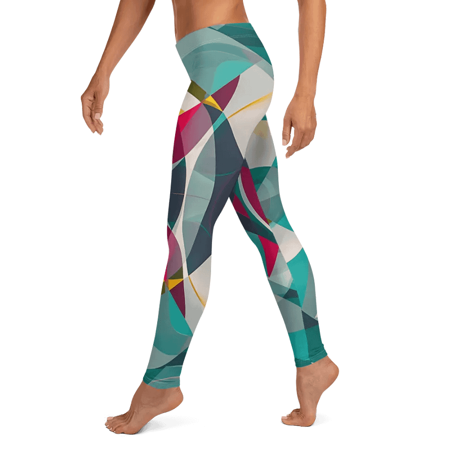 Abstract Lithographic Pattern Design leggings - V9 product image (4)