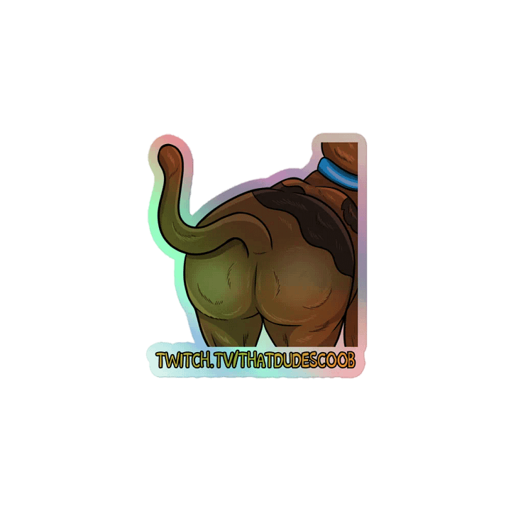 Hollow bum Sticker product image (1)