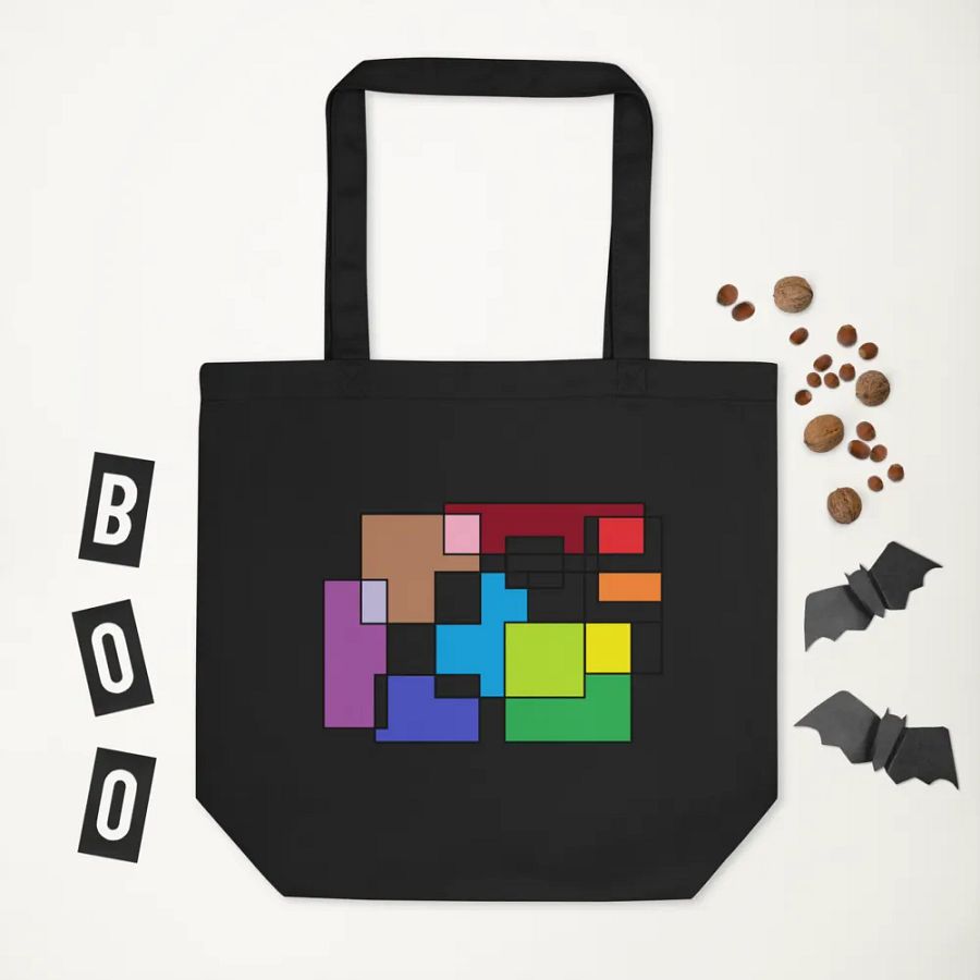 Abstract Clock Tote Bag product image (7)