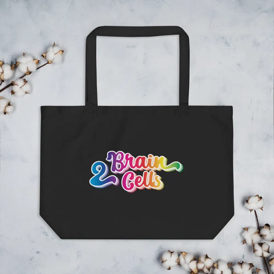 Vintage Rainbow 2 Brain Cells Tote Bag product image (5)