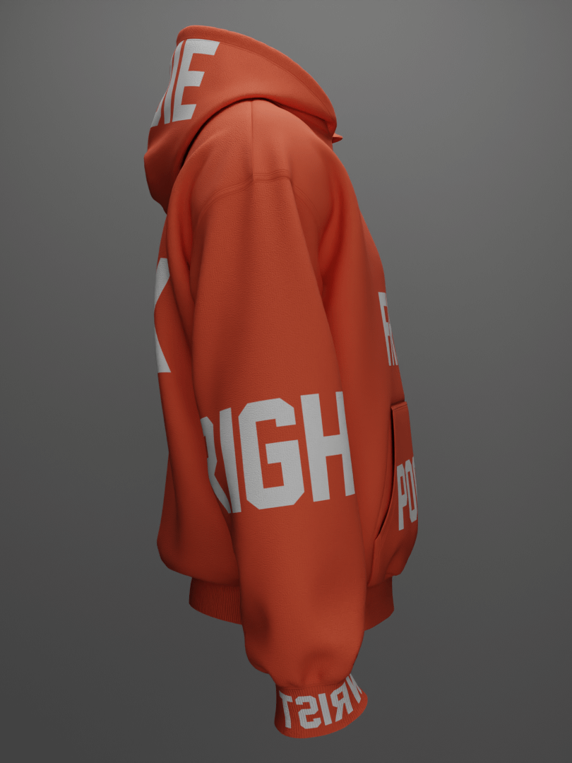 Hoodie off No zip Mockup Design Walking and 360 Animation 4k product image (4)