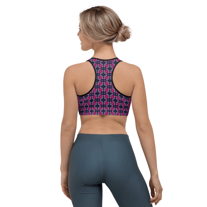 Bi Abstract (1) - Sports Bra product image (2)