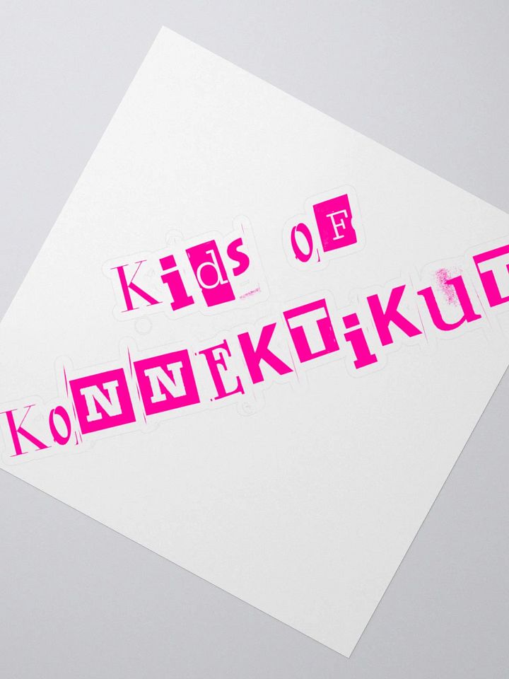 Pink Name Sticker product image (4)