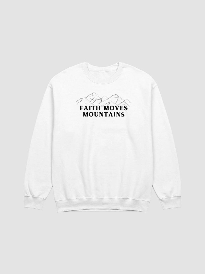 Faith Moves Mountains Sweatshirt product image (1)