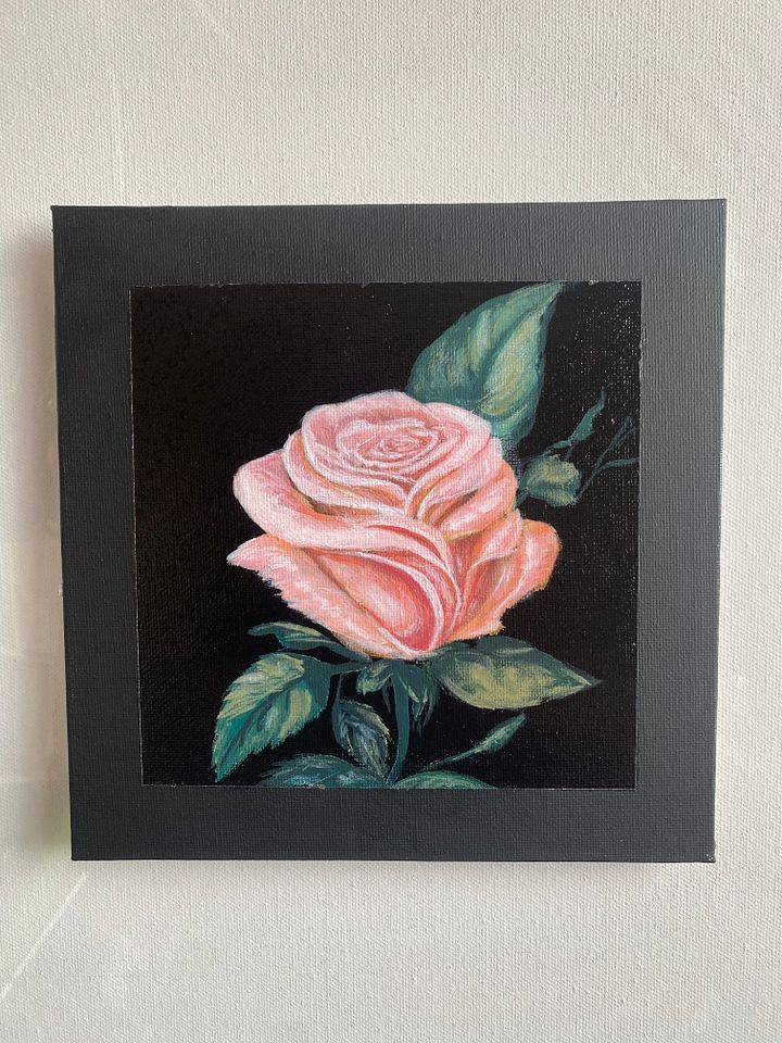 The Enchanting Rose | Original Acrylic on Canvas Board product image (1)