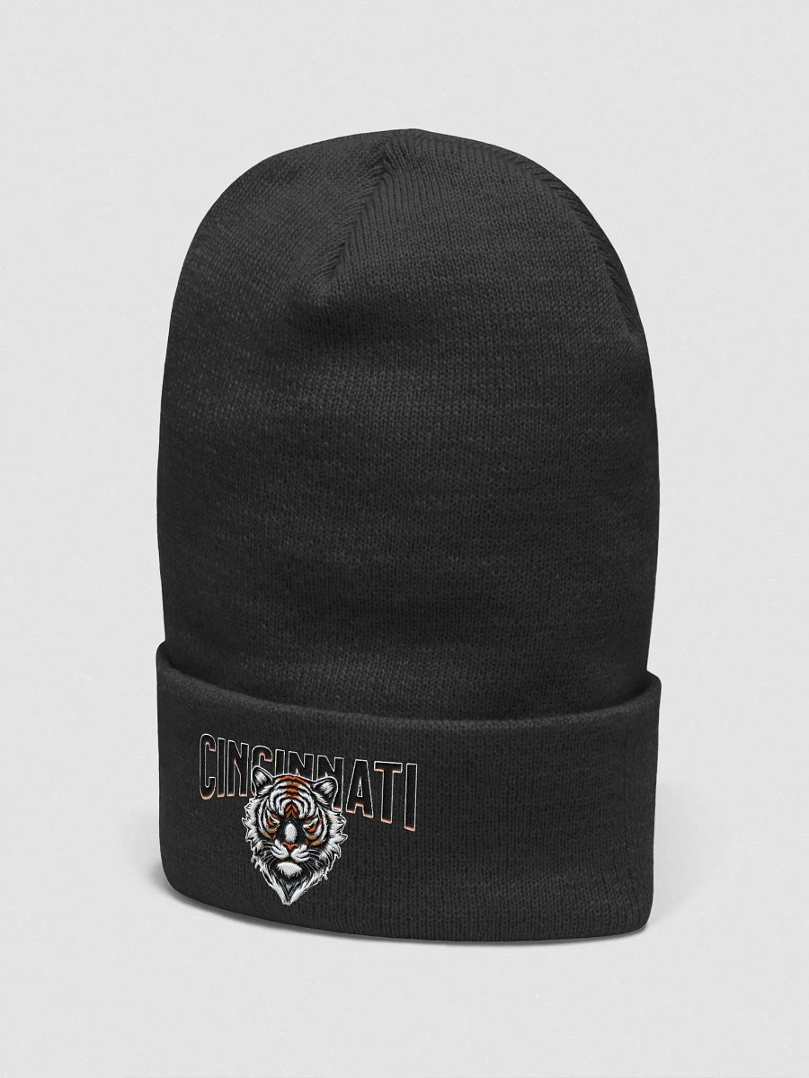 Cincinnati Bengals "Tiger Pride" Embroidered Beanie | NFL | Home Locker product image (3)