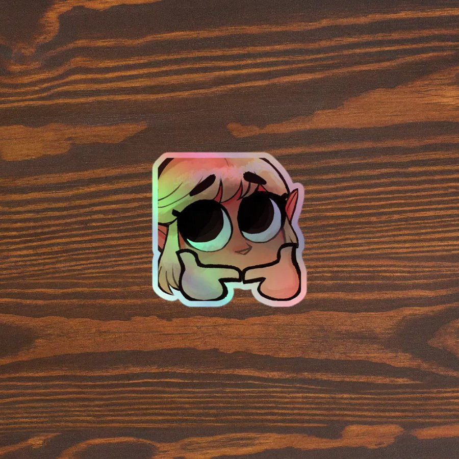 HyliaSophia Shy Holographic Sticker product image (3)