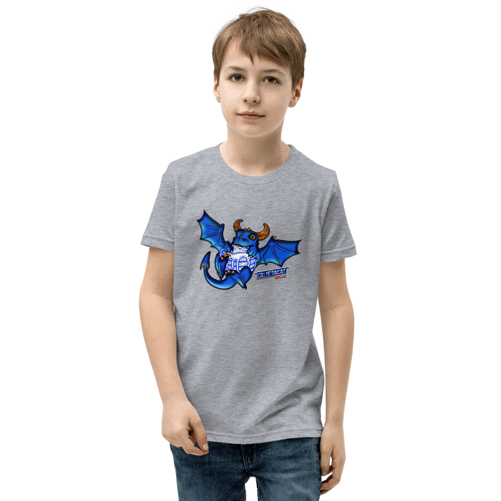 Youth blue baby dragon tee product image (45)