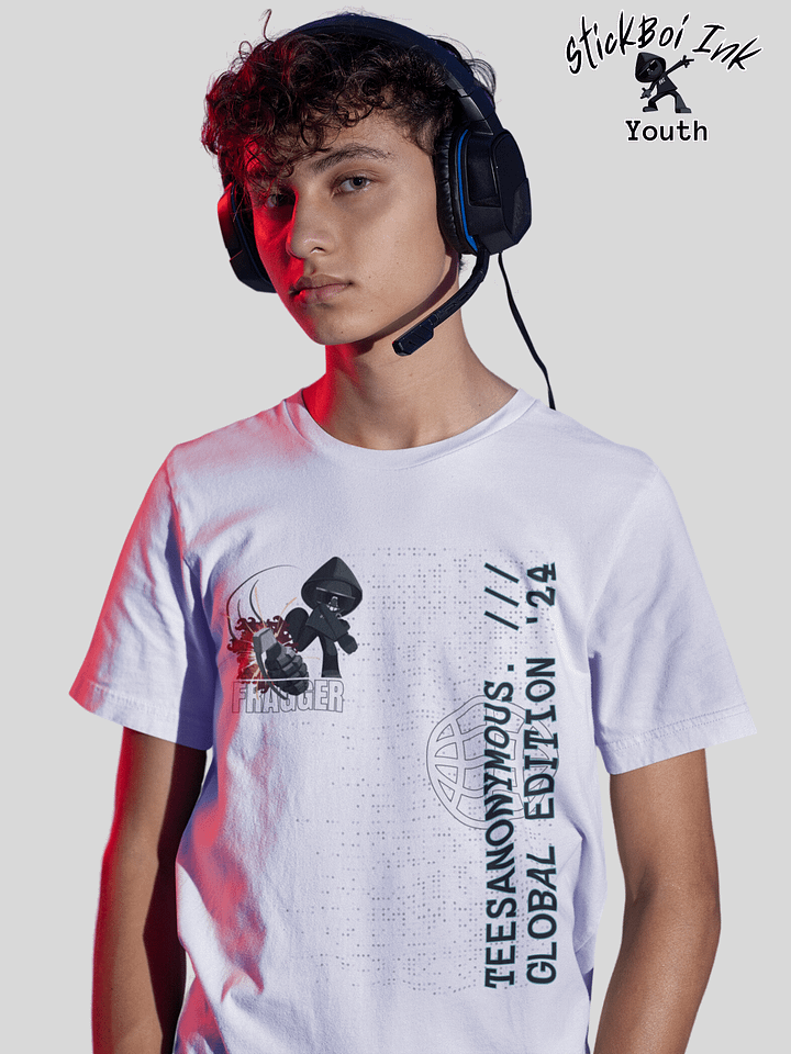 Youth Gamer Shirt – Fragger Global Edition by StickBoi Ink product image (2)