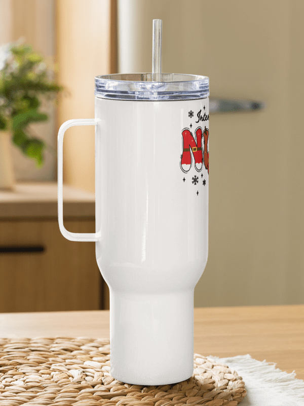 Travel Mug with a Handle (Nurse Lettering) product image (3)
