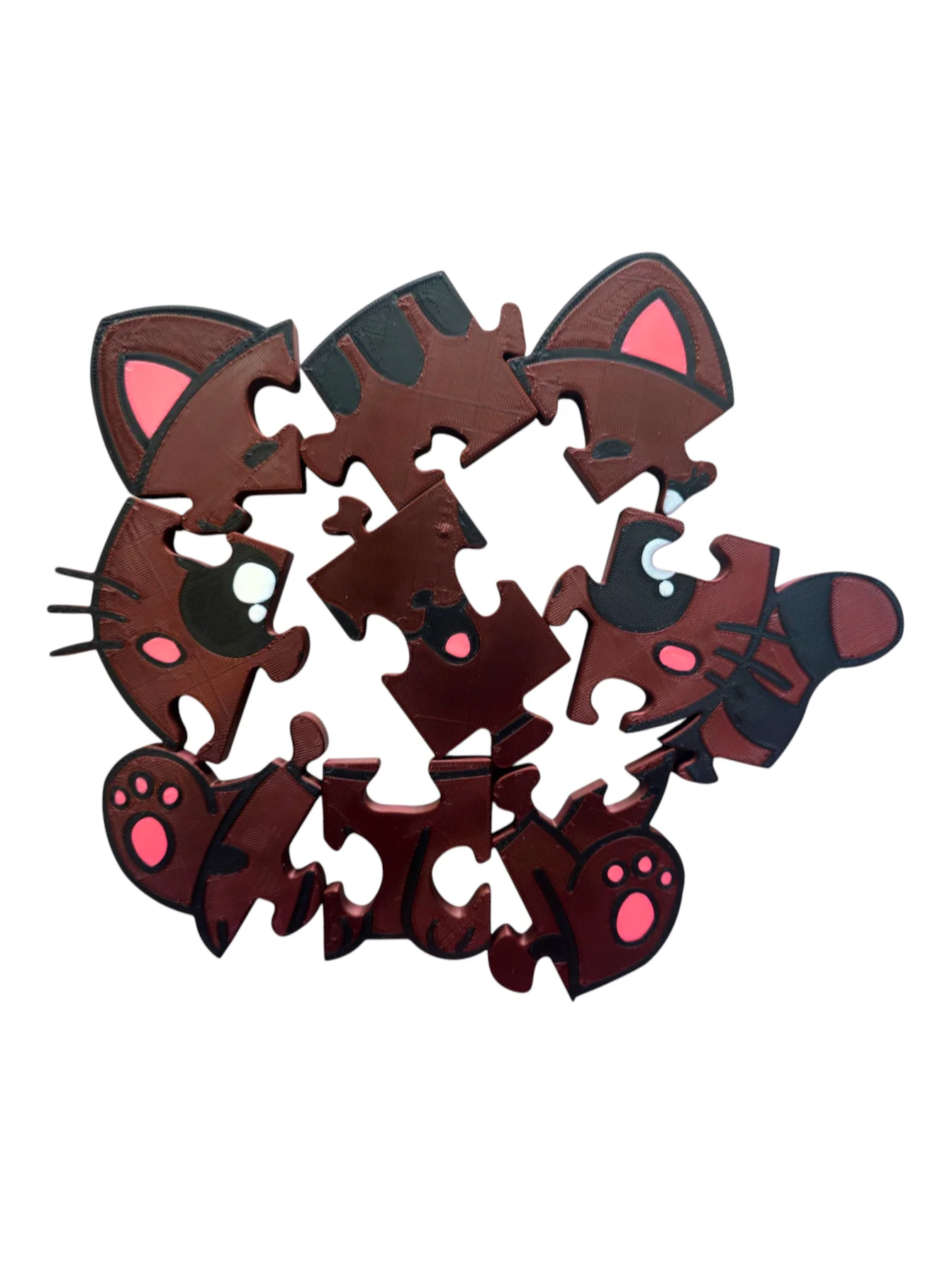 Kitten 3D Printed Jigsaw Puzzle – A Purr-fect Challenge for Young Minds! product image (2)
