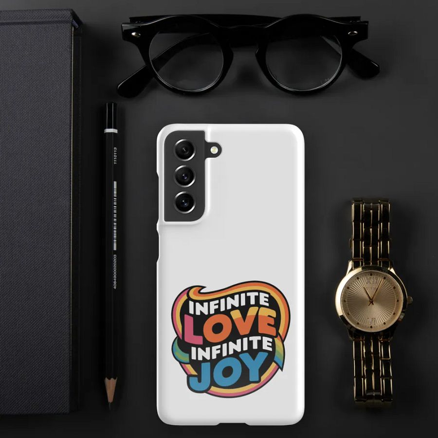 Infinite Love Infinite Joy Snap Case for Samsung (White) product image (8)