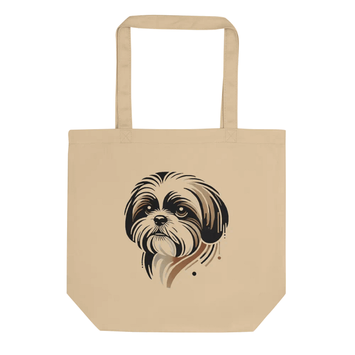 Shih Tzu Chic: Minimalist Tote Bag product image (1)