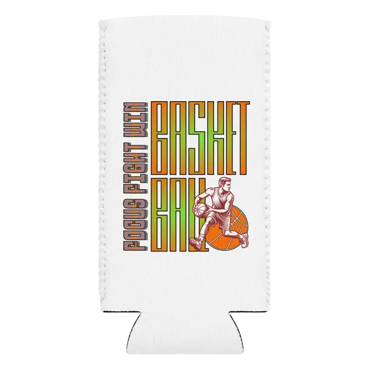 Focus Fight Win Basketball Gradient Can Cooler product image (2)