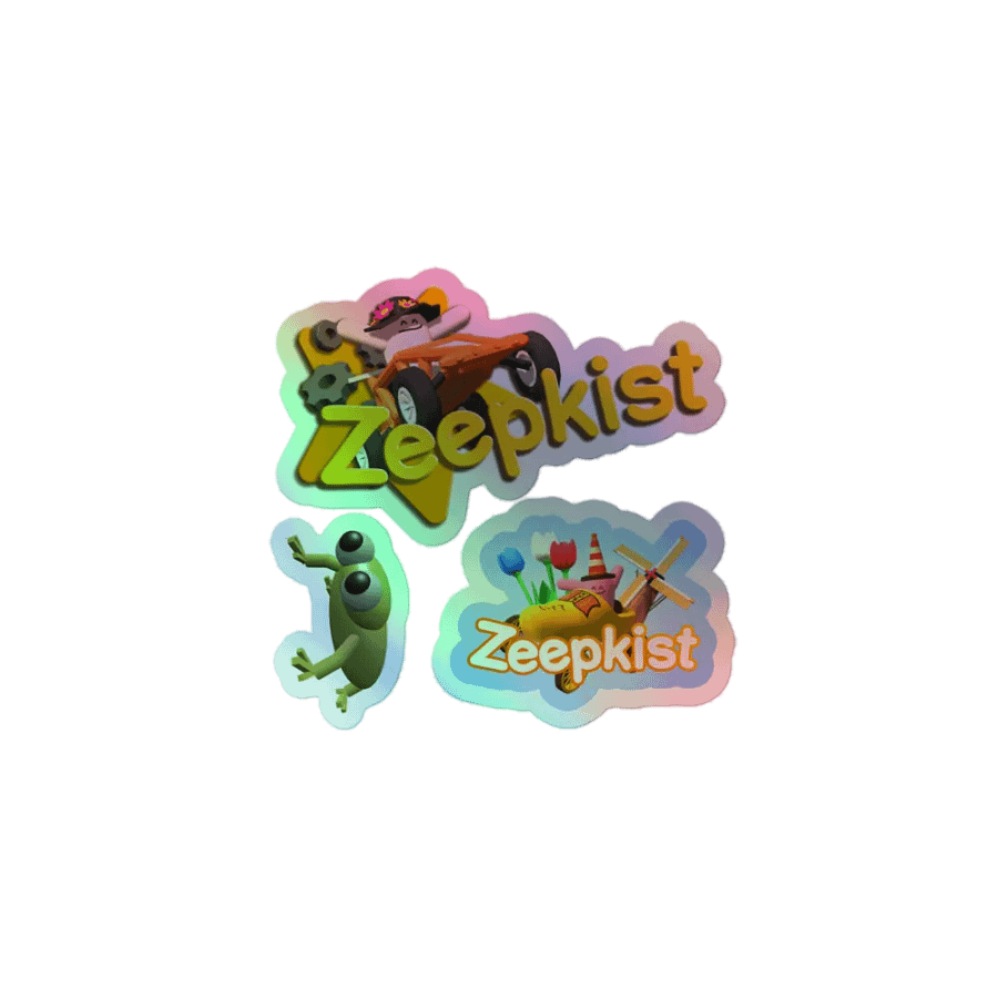 Holographic Zeepkist Stickers product image (1)