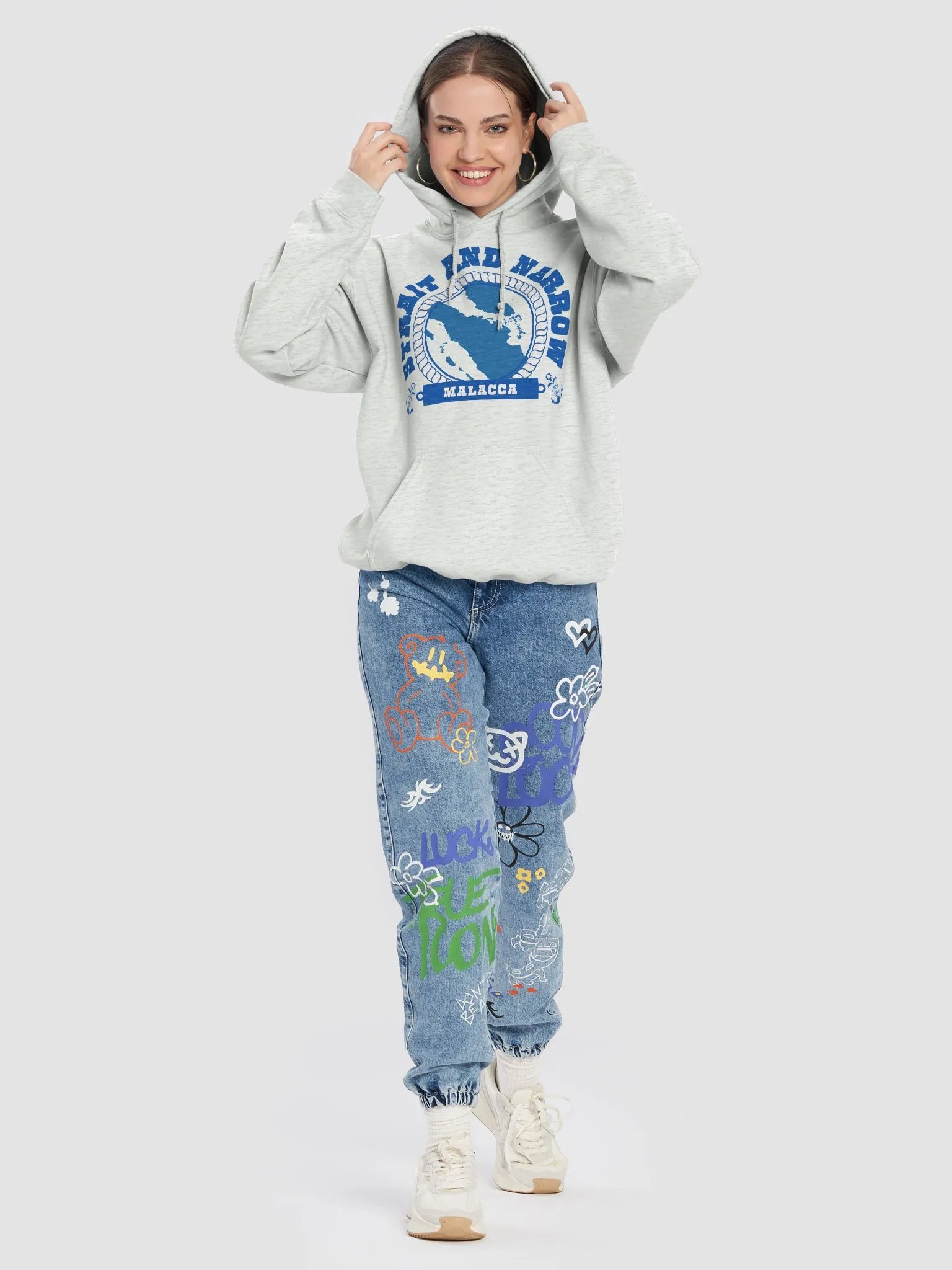 Strait of Malacca - Strait and Narrow Nautical Maritime Hoodie product image (71)