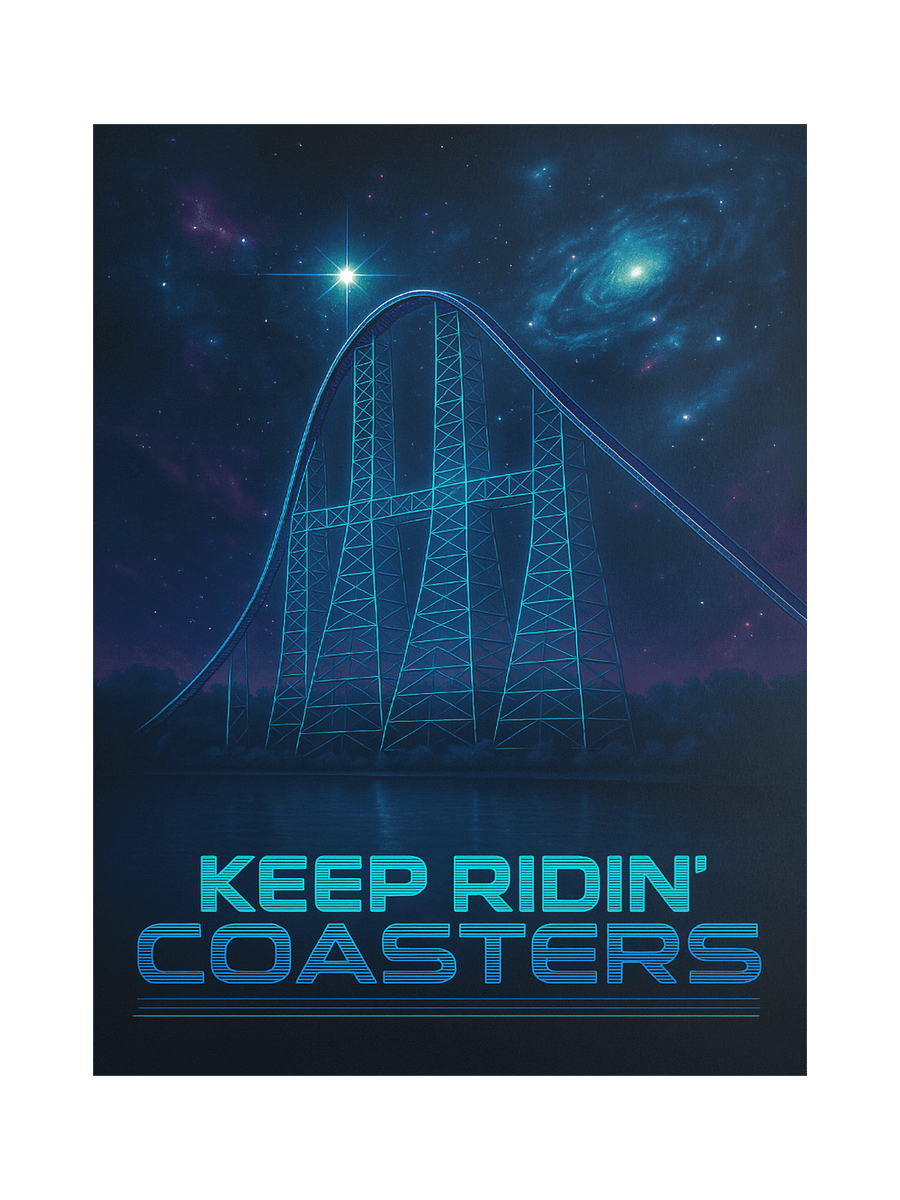 Futuristic Millie - Keep Ridin' Coasters 18x24 inch Poster product image (1)