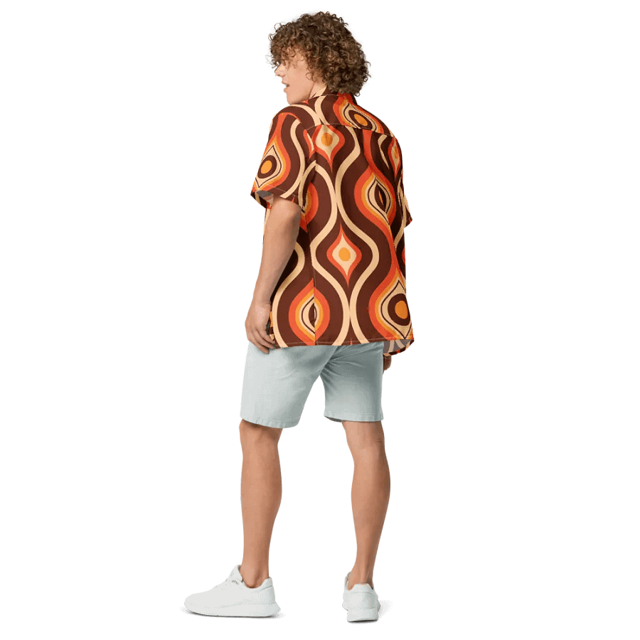 Retro Eye Pattern Hawaiian Shirt product image (8)
