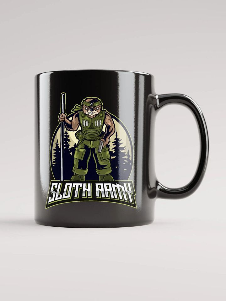 SlothArmy Black Mug product image (2)