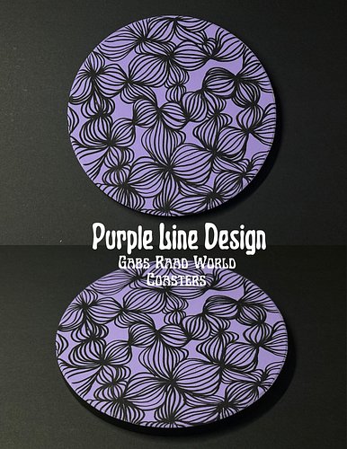 Purple Abstract Line Design Coaster 💜☕️

Line designs are my favorite. Every time they come out just a little bit different, ...