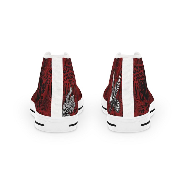 MW ANIMAL PRINT HIGH TOP SNEAKERS (RED) product image (2)
