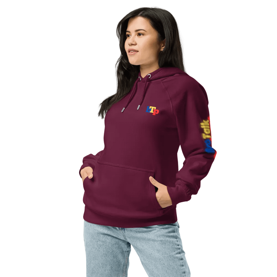 BTP Unisex Eco Raglan Hoodie product image (8)
