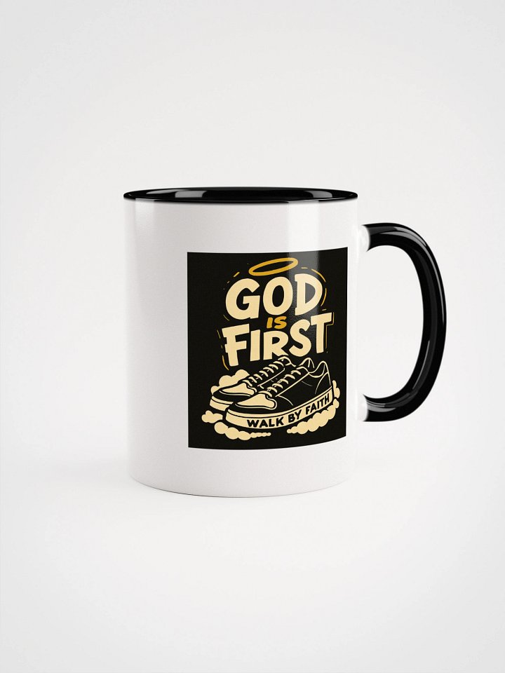 God is First – Walk By Faith Mug product image (1)