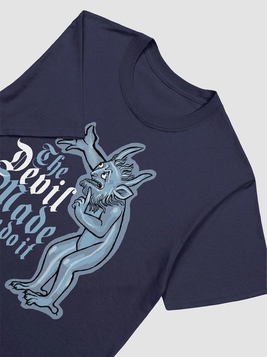 The Devil made me do it. Funny vintage T-shirt. product image (3)