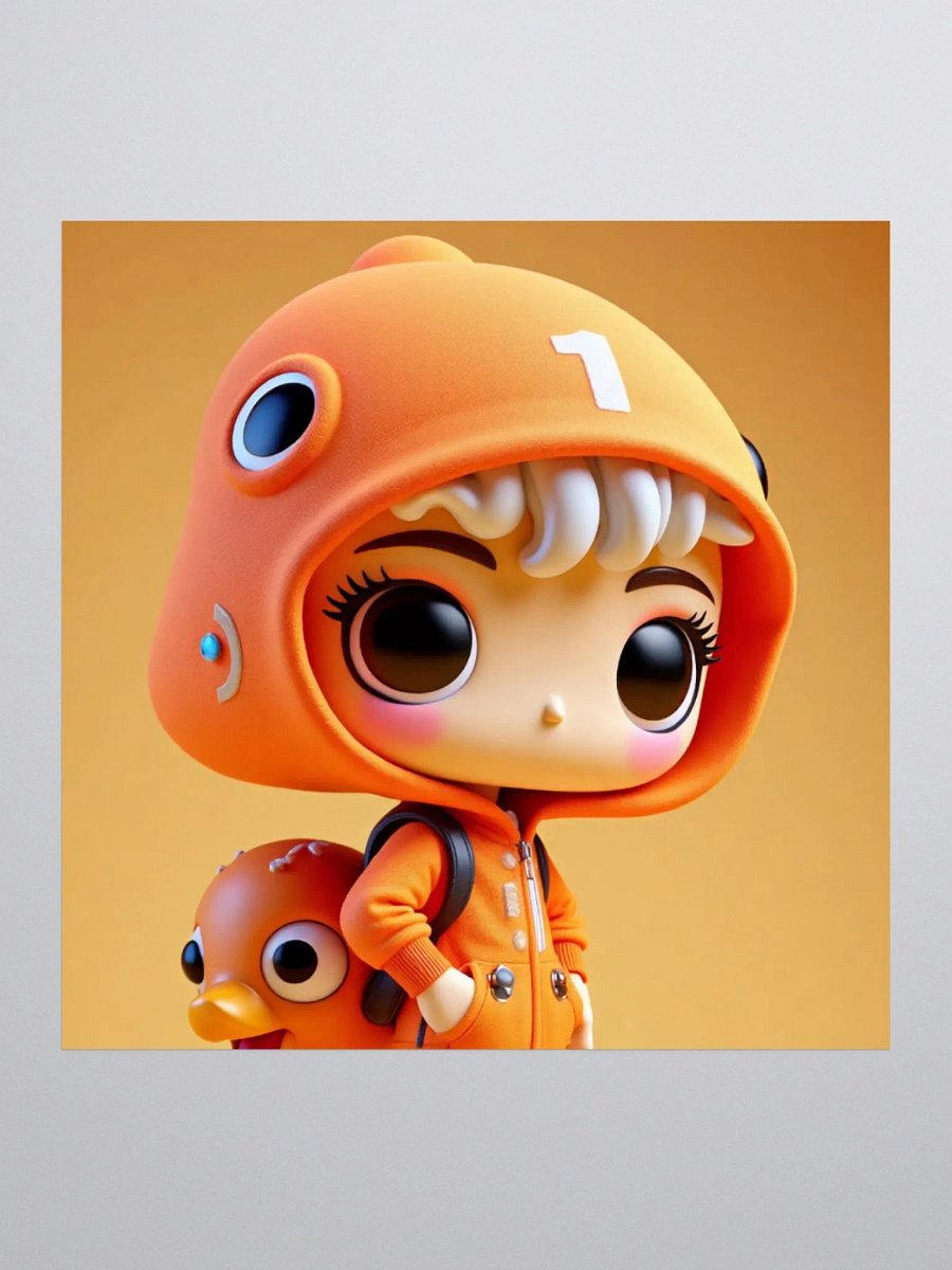Animal Hoodie Kiss Cut Stickers product image (2)