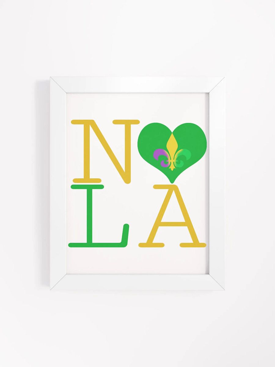 I LOVE NOLA **BIGSHOT POSTER** (MARDI GRAS 2) product image (4)