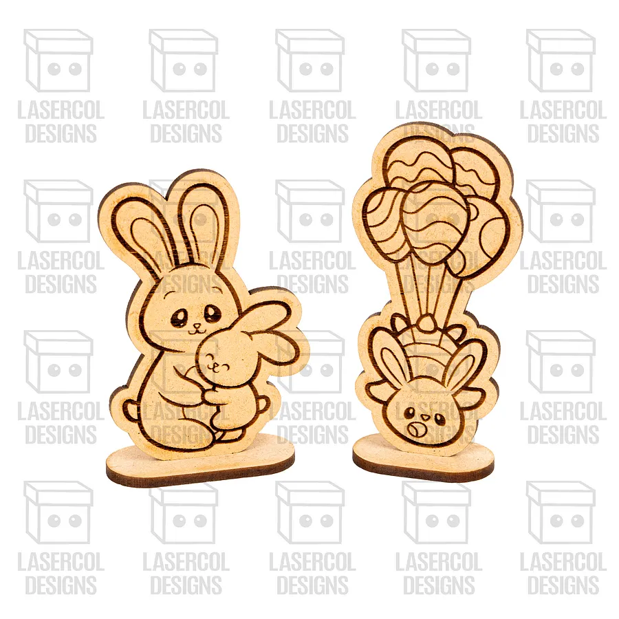 Easter Cutouts With Base Set 8 - Laser Cut Files product image (4)