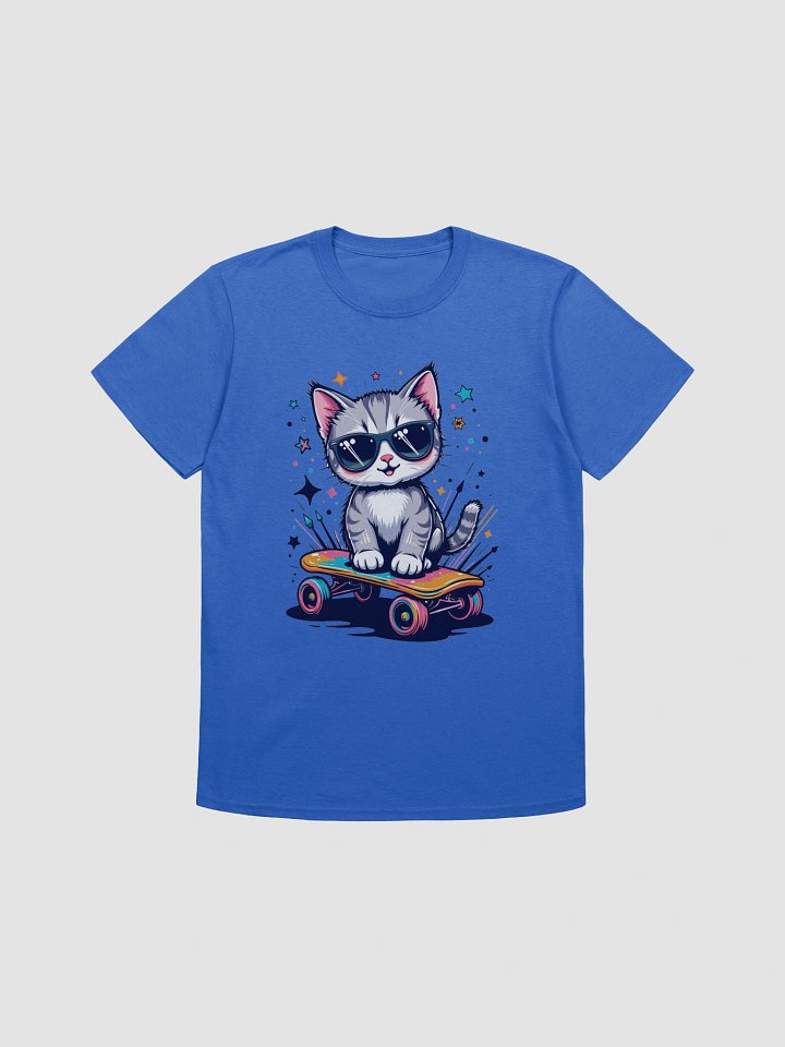 Cool Cat Skateboarder T-Shirt product image (9)
