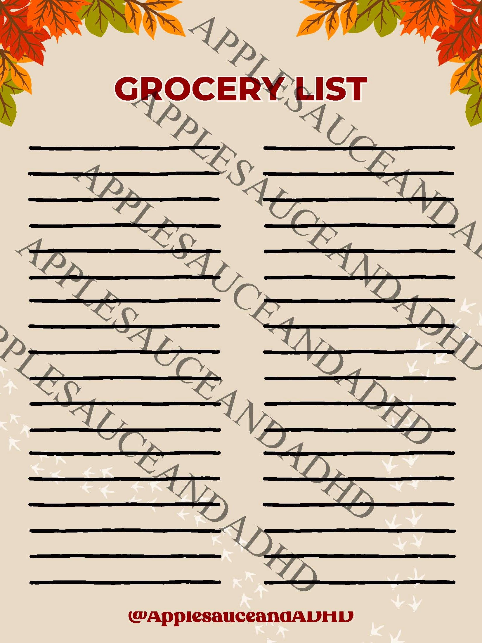 THANKSGIVING QUICK GUIDE product image (4)