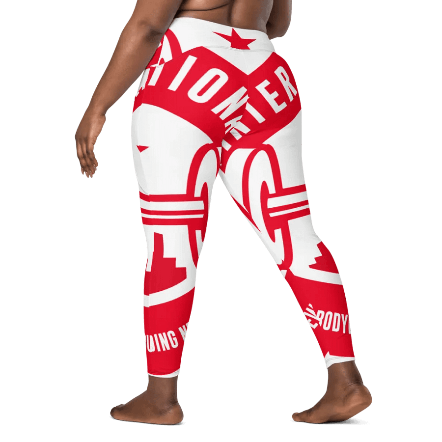IFBNewsfeed.Org's All-Over Print Crossover Leggings with Pockets product image (9)