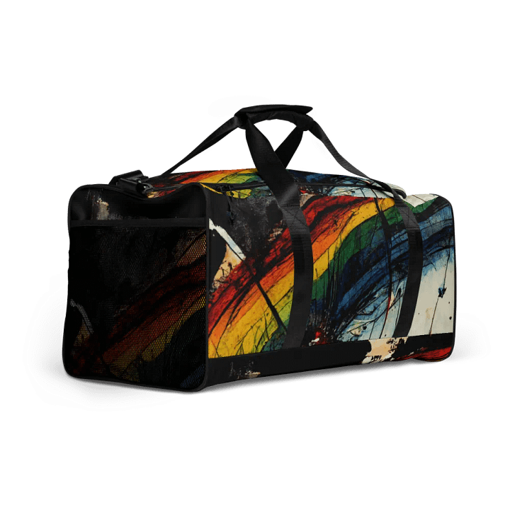 Vibrant Rainbow Splatter Duffle Bag product image (2)