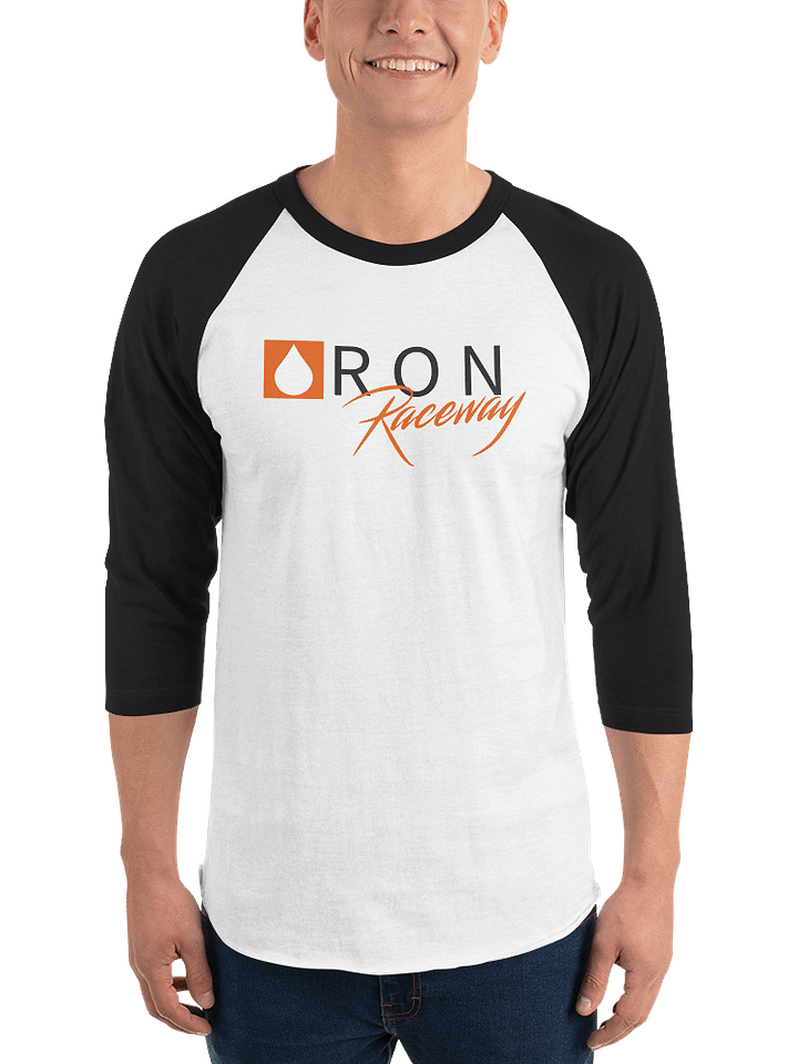 RON Raceway Logo Baseball Tee product image (1)