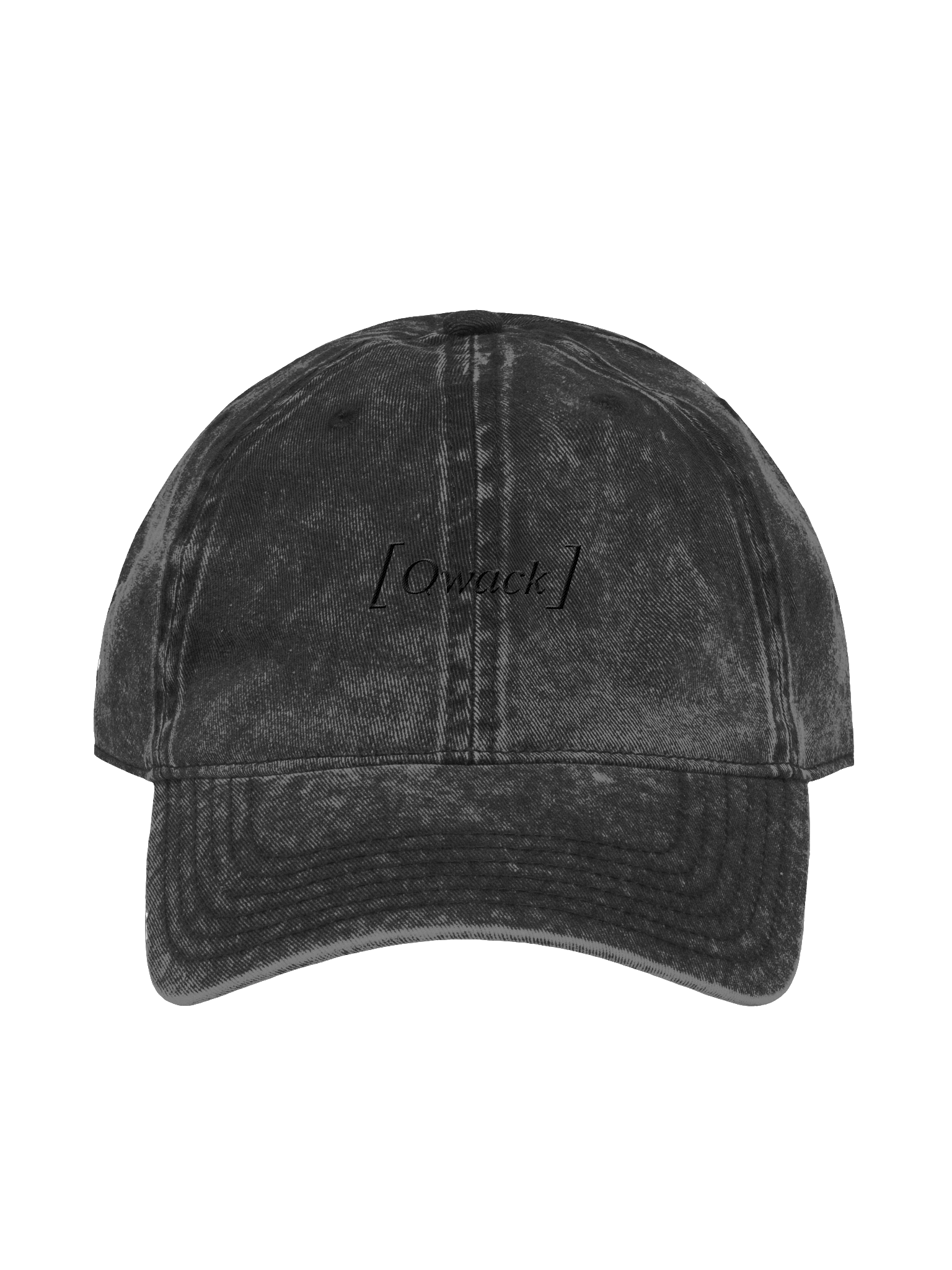 Minimalist Vintage Dad Hat - [Qwack] - Noir product image (1)