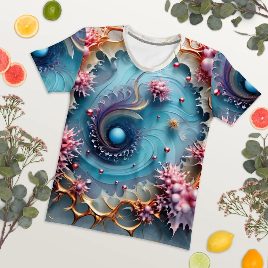 Blue T shirt product image (4)