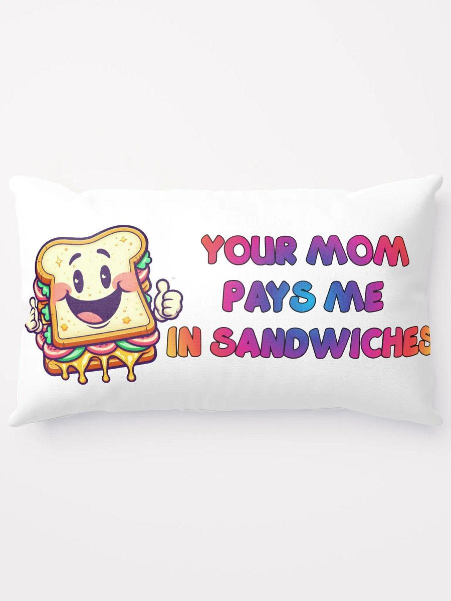 Jay - Pillow - Your mom pays me in sandwiches product image (14)