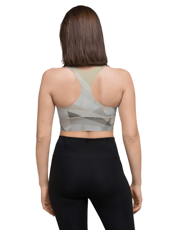 Geometric Fusion Recycled Sports Bra product image (4)