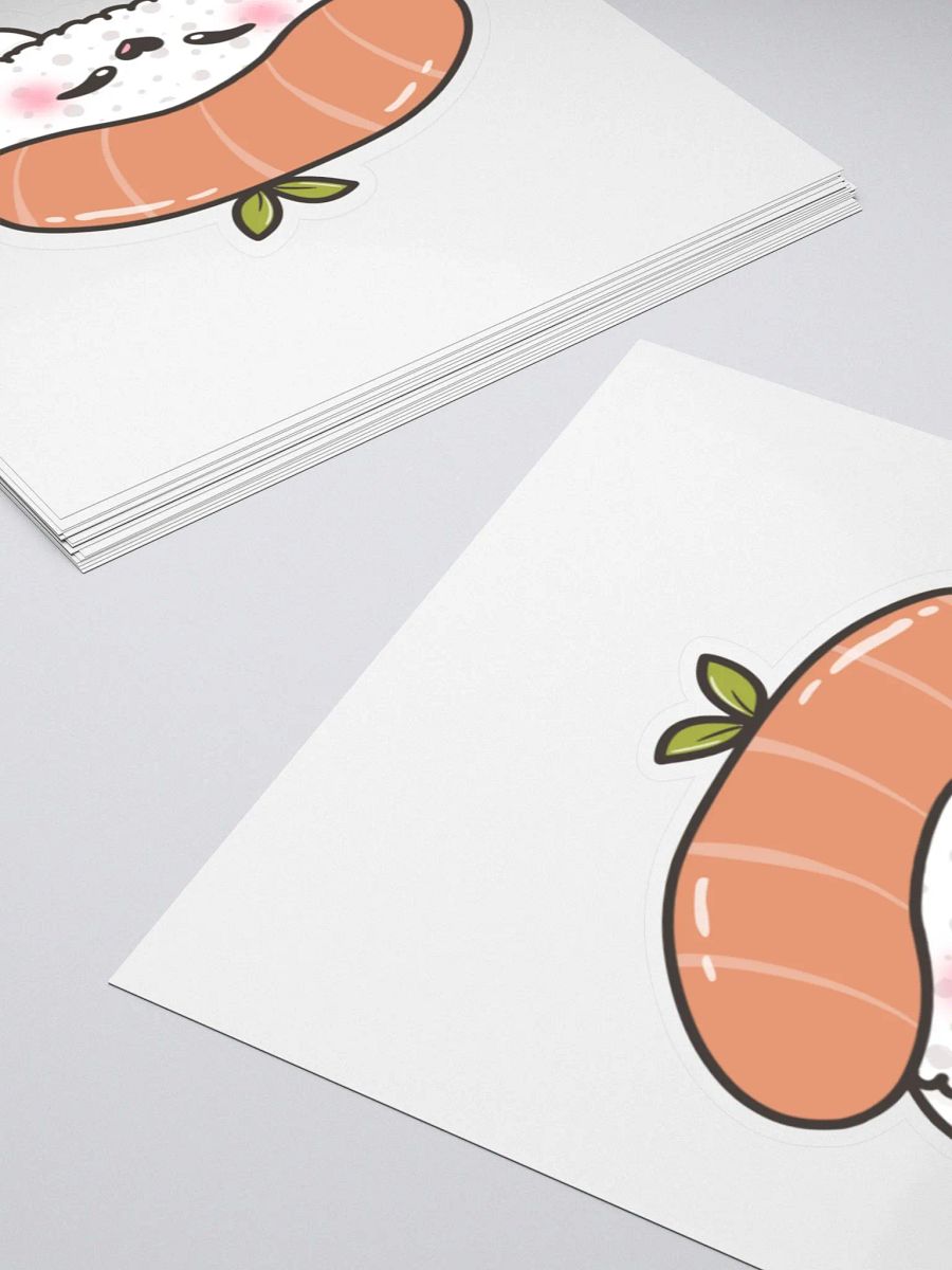 Cute Kawaii Nigiri Sushi Kiss Cut Sticker product image (4)