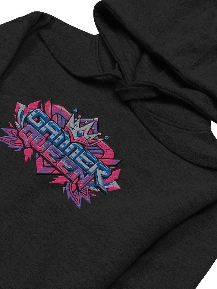 Gamer Queen Center Embroidered Hoodie product image (2)