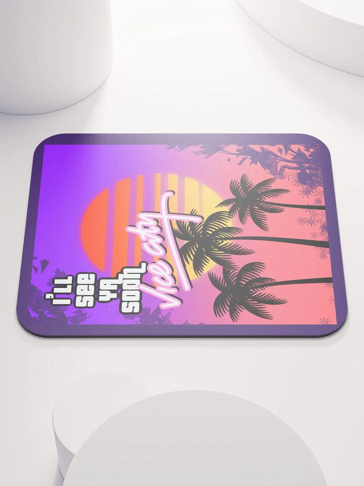 Welcome back to Vice City Mousepad product image (1)