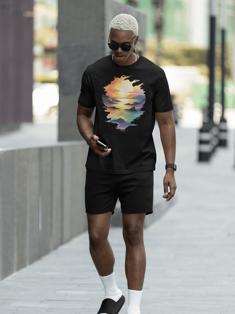 Cornish Sunset Vibes Organic Cotton T-Shirt product image (1)